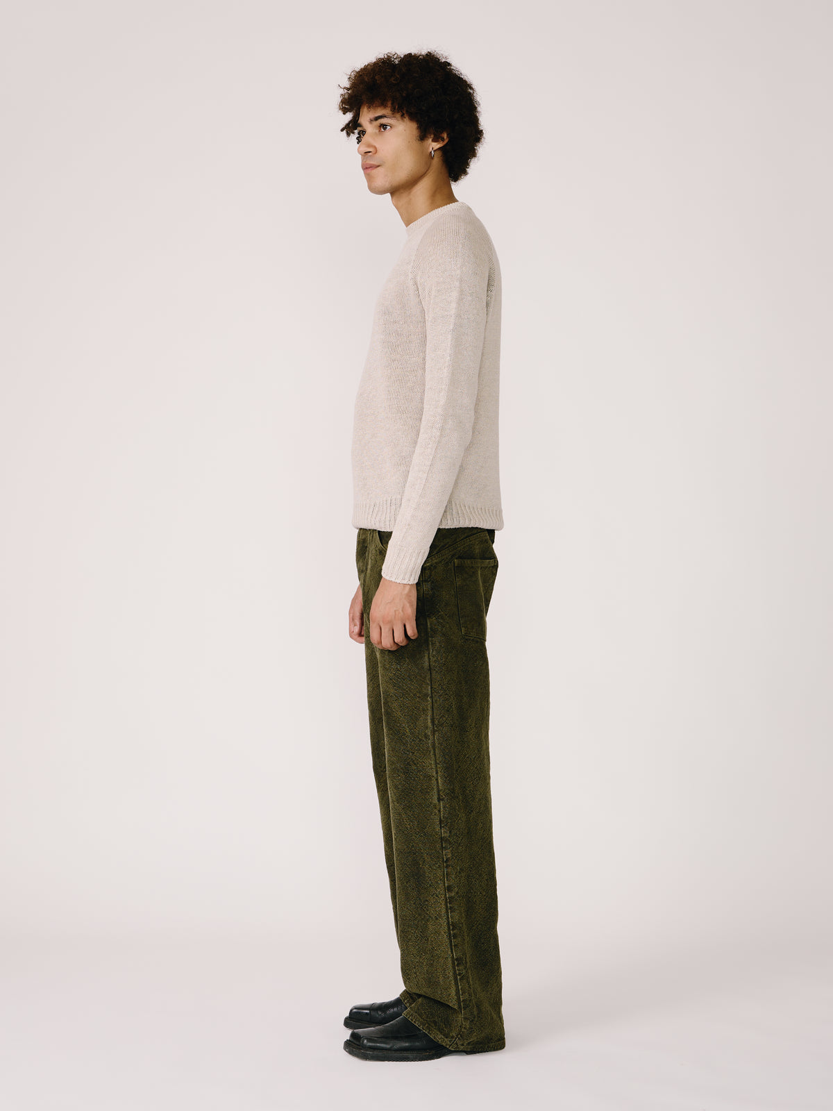 5 Pocket Pant - Pigment Green + Yellow