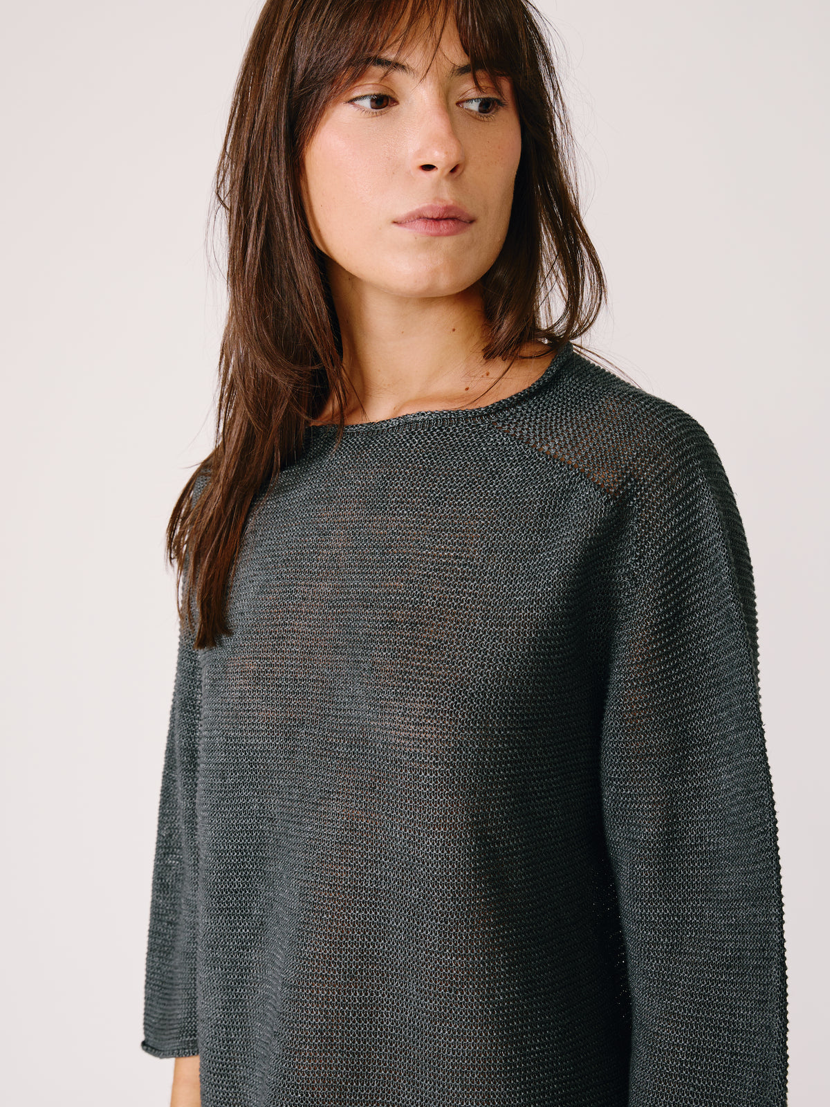 Maglia Linz Crop - Grigio Antracite