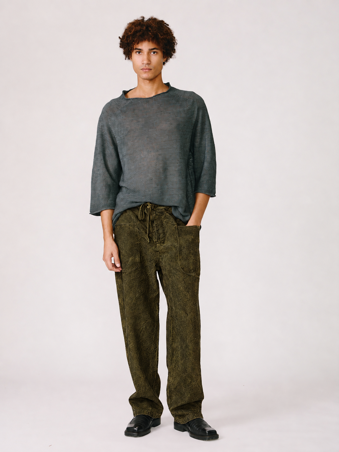 Ranch Pant - Pigment Green + Yellow