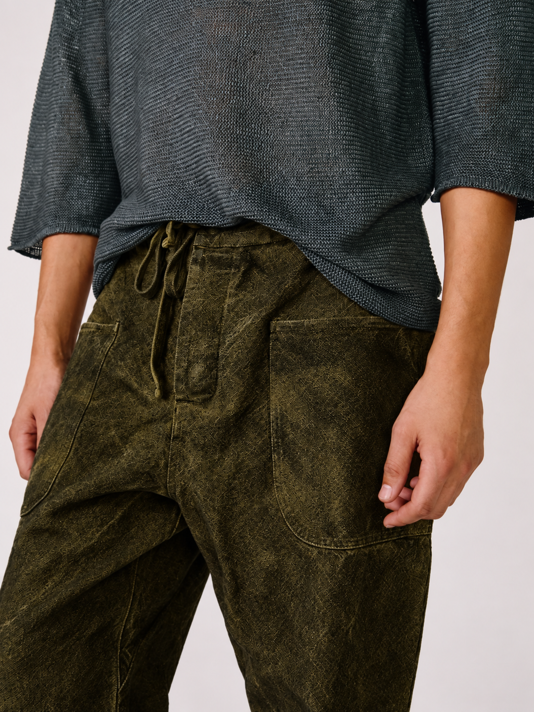 Ranch Pant - Pigment Green + Yellow