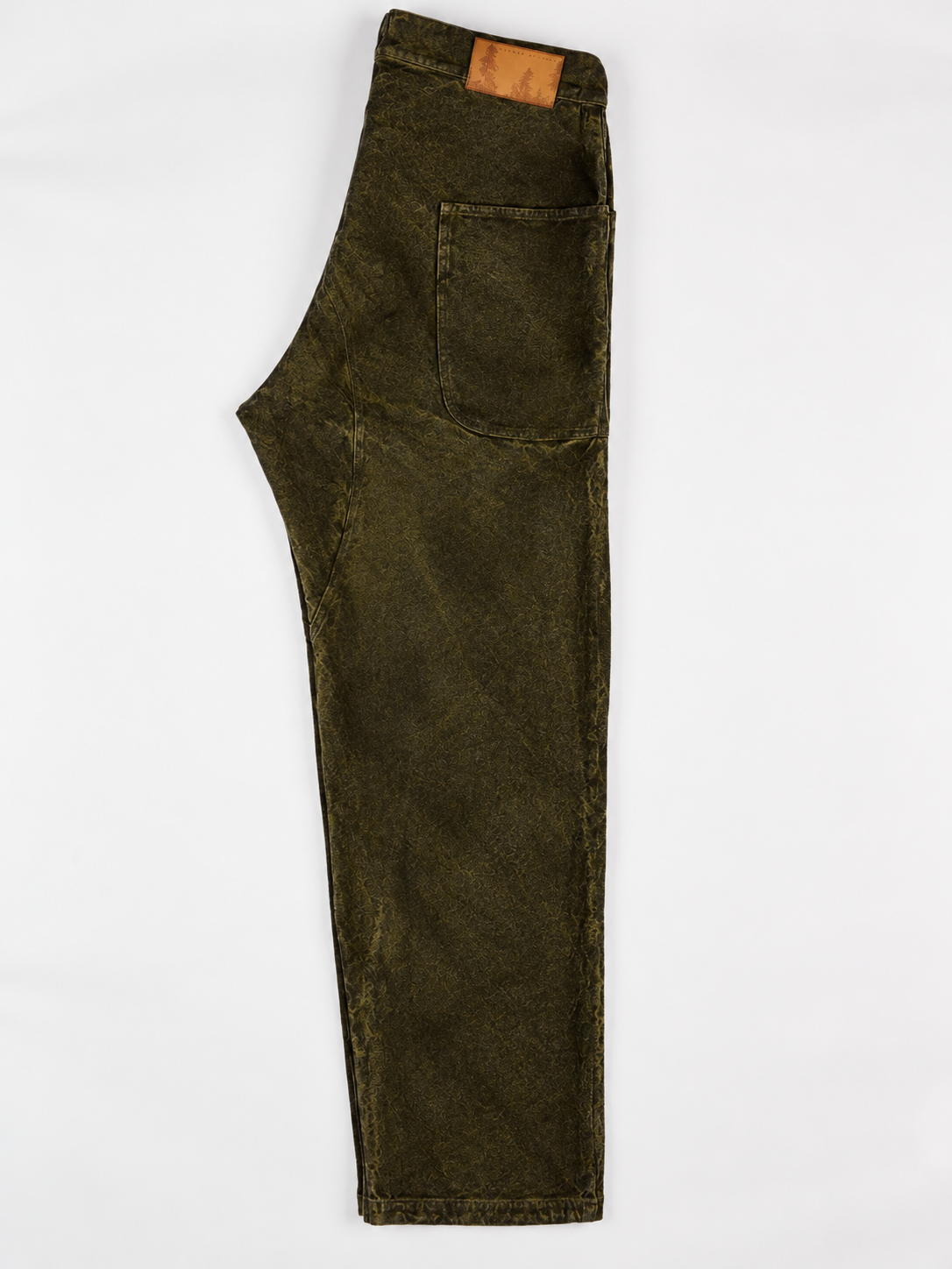 Ranch Pant - Pigment Green + Yellow