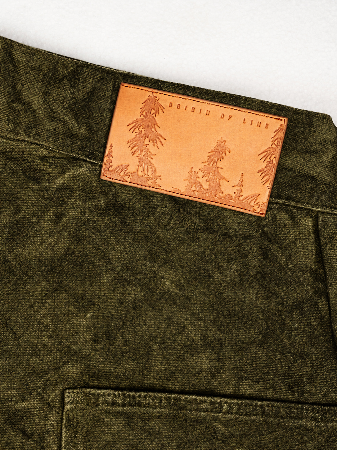 Ranch Pant - Pigment Green + Yellow
